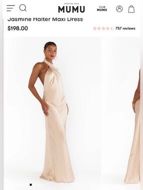 Show Me your Mumu Jasmine Halter Dress